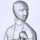 Картина 3D «Дама с горностаем», тактильная – вид товара 6