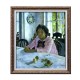 Картина 2D «Девочка с персиками», тактильная – вид товара 1