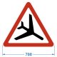 Дорожный знак 1.30  "Низколетящие самолеты", комм. пленка – вид товара 1