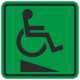 Пиктограмма тактильная G-24 Пандус для инвалидов на креслах-колясках