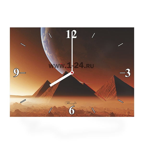 Настенные часы Пирамиды, двойные со стеклом – купить по цене 1045 руб.