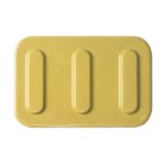Плитка тротуарная, тактильная, (направление движения, полоса), бетон, жёлтый, 180х120х45 мм