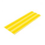 Лента тактильная направляющая, 4х180, ПВХ, 3 желтые полосы на желтой основе, смк