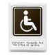 Доступность для инвалидов, передвигающихся на креслах-колясках, монохром – вид товара 1
