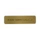 Тактильная табличка с шрифтом Брайля (комп.ABS "под золото") 100х270 – вид товара 1